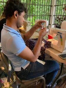 Jairo - sewing student